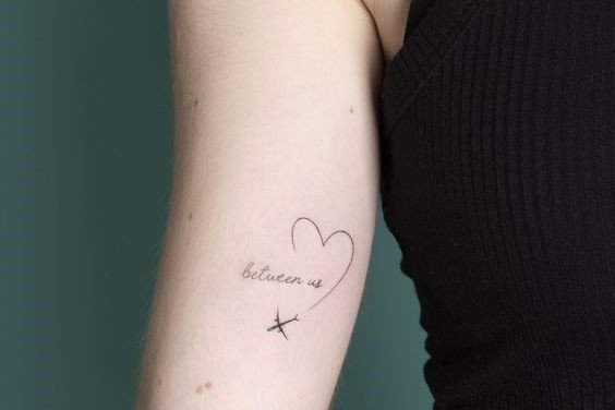 Airplane tattoo