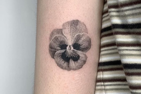 Black and white dotwork tattoo ideas