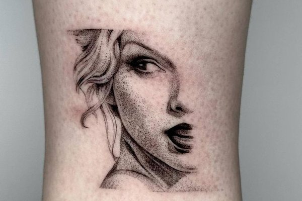Black and white dotwork tattoo ideas